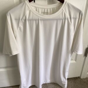 Men’s FIOBOC WhitePullover T-Shirt Short Sleeve Size 2XL